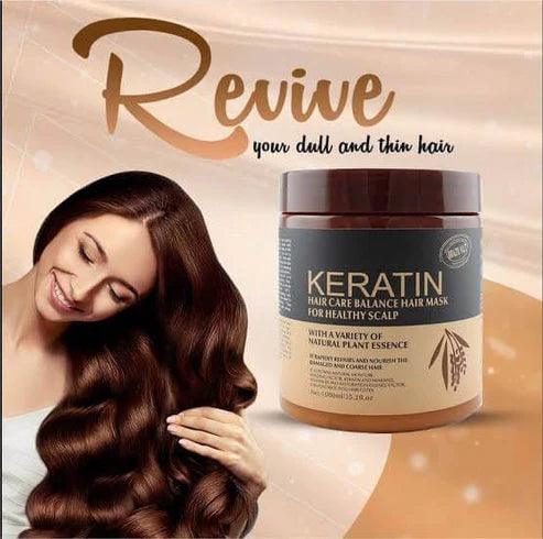 Keratin Pack Of 3 Items Keratin Hair Mask| Keratin Shampoo| Keratin Hair Serum (New Deal) - Hypermartpk