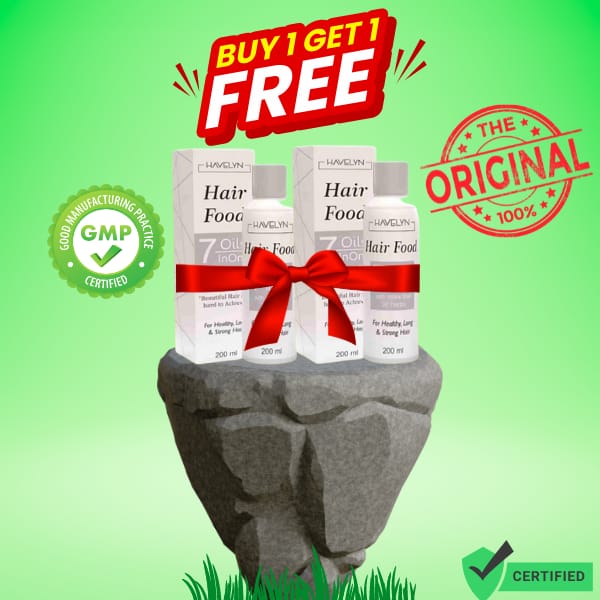 Buy One Get One Free Havelyn Hair Food Oil For Hair Nourishing Moisture 7 IN 1 OILS - Hypermartpk