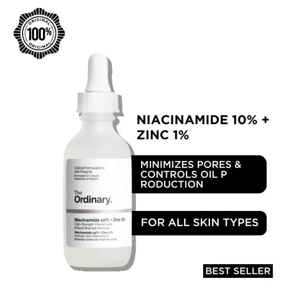 The Ordinary Serum Niacinamide 10% + Zinc 1% Original With Code - Hypermartpk